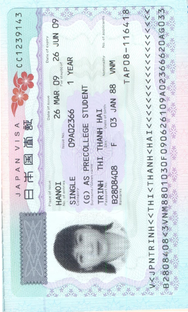 Xin visa đi Nhật